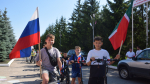 Юные спортсмены «Ледка» отметили День Государственного флага велопробегом